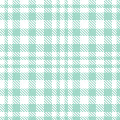 Contemporary Neon white & Metallic light teal Seamless Tartan Fabric Design
