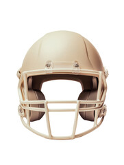 Fototapeta premium Action-packed football helmet cut out background for sports design studio environment clear viewpoint