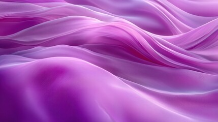 Obraz premium Soft, flowing, vibrant purple fabric