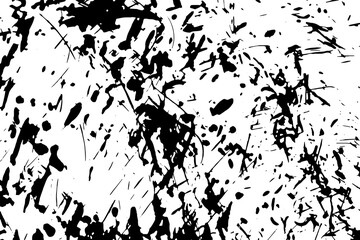 Rustic cracked texture with many cracks and scratches. Abstract background. PNG graphic illustration with transparent background.