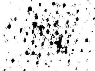 Grunge dots and points texture background. Abstract grainy overlay. PNG graphic illustration with transparent background.