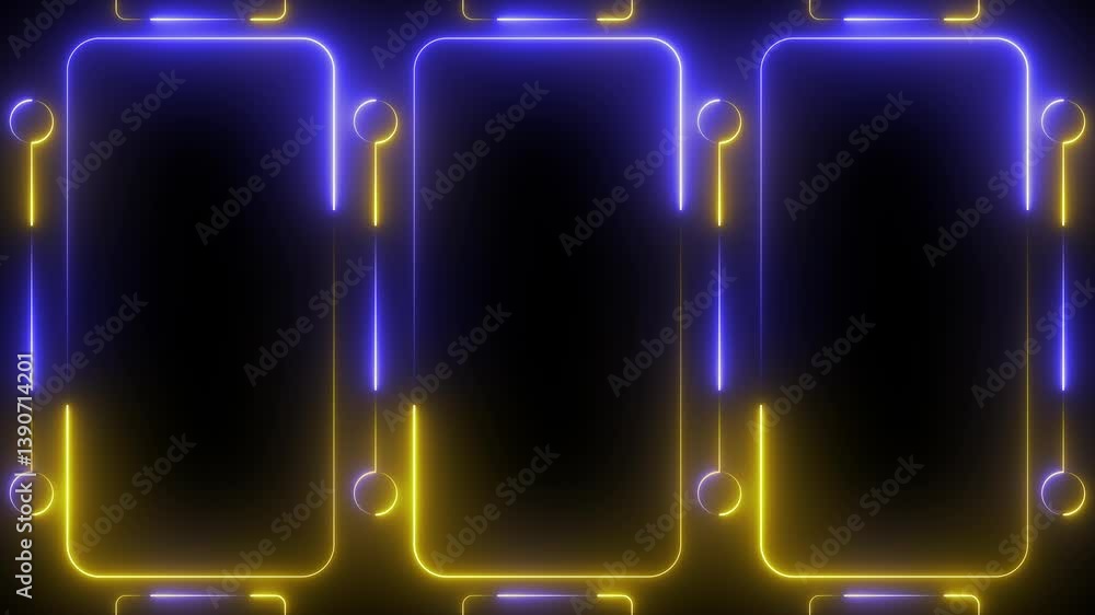 Poster abstract neon studio background in bright colors. colorful neon template soft color background live 