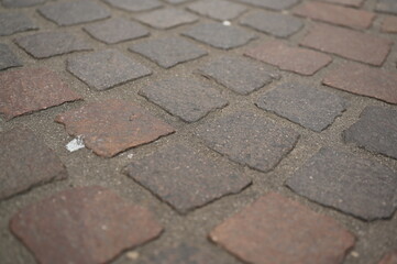 gray paving slabs as a background, pavement paved slabs as a background	
