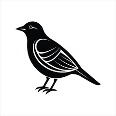  Bird Silhouette Vector Illustration Ideal for Logos and Icons