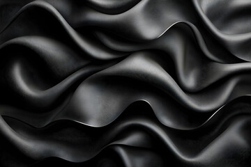 Fototapeta premium Dark Wave 3D Abstract Background
