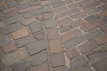 gray paving slabs as a background, pavement paved slabs as a background	
