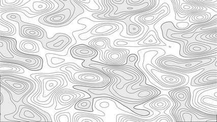 Abstract topographic lines. geographic grid map. topographic line contour map patterns background, Modern design with White background with topographic wavy pattern design. Vector illustration.