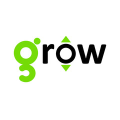 Stylish "G" grow logo, Stylish "O" with grow concept, Company growth logo, Arrow showing the grow up your work. 
click and enjoy