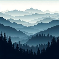 Sunrises and sunsets are reflected in the green forests of the Gira, surrounded by snow and pine trees on the mountains.