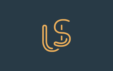 Fototapeta premium US Minimalistic Line Art Logo Design with Abstract Lettering. Abstract minimalistic logo design featuring a sleek line art style.