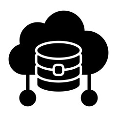 Big Data Solid Solid Icon