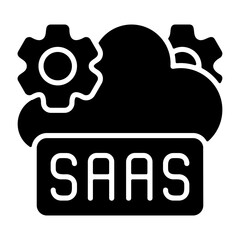 SaaS Solid Solid Icon