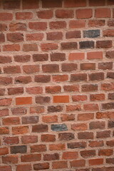 Red brick wall texture Vintage brick wall background Brick masonry surface Rustic brickwork patternOld red bricks close-up