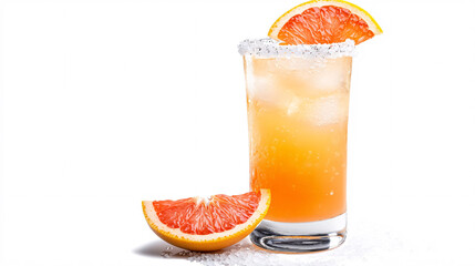 Refreshing Paloma Cocktail Featuring Grapefruit Soda and Silver Tequila