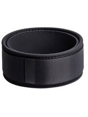 Fitness accessory cut out background studio setting product photography black color close-up angle for seo impact