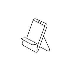 mobile phone isolated on white background