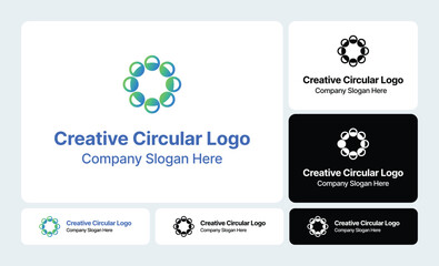 Creative Circular Logo | Innovative Round Design Concept