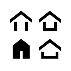 Houses icons set. Real estate. Web home icon for apps and websites. Collection home icons. House symbol. Set of Houses Icons or symbols Vector fully editable file.

