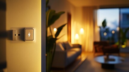 Smart home evening lighting control switch