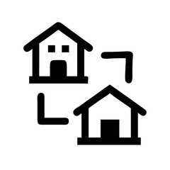 Houses icons set. Real estate. Web home icon for apps and websites. Collection home icons. House symbol. Set of Houses Icons or symbols Vector fully editable file.
