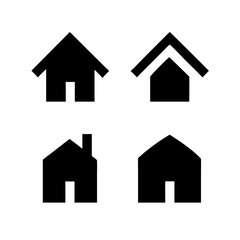 Houses icons set. Real estate. Web home icon for apps and websites. Collection home icons. House symbol. Set of Houses Icons or symbols Vector fully editable file.