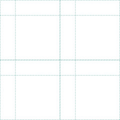 Contemporary Seamless Tartan featuring Rich greyish teal and Cool white Fabric Design