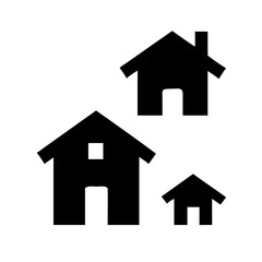 Houses icons set. Real estate. Web home icon for apps and websites. Collection home icons. House symbol. Set of Houses Icons or symbols Vector fully editable file.