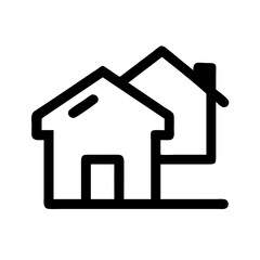 Houses icons set. Real estate. Web home icon for apps and websites. Collection home icons. House symbol. Set of Houses Icons or symbols Vector fully editable file.