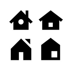 Simple house symbol. Smart home icon collection. Main page pictogram in filled, thin line, outline editable Stroke. House, Technology, Wireless. Professional vector icon. 

