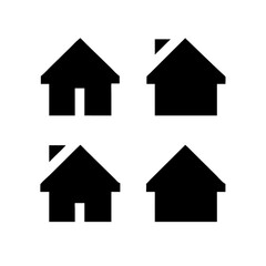 Simple house symbol. Smart home icon collection. Main page pictogram in filled, thin line, outline editable Stroke. House, Technology, Wireless. Professional vector icon. 

