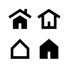 Simple house symbol. Smart home icon collection. Main page pictogram in filled, thin line, outline editable Stroke. House, Technology, Wireless. Professional vector icon. 

