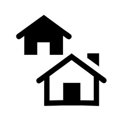 Simple house symbol. Smart home icon collection. Main page pictogram in filled, thin line, outline editable Stroke. House, Technology, Wireless. Professional vector icon. 

