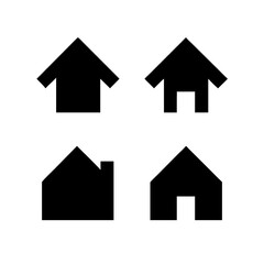 Simple house symbol. Smart home icon collection. Main page pictogram in filled, thin line, outline editable Stroke. House, Technology, Wireless. Professional vector icon. 
