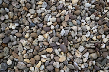 multicoloured decorative stones for lawn edging, artificial turf, decorative pebbles made of natural sandstone in blue and grey, large size mix coloured natural river sand stone pebble for garden deco