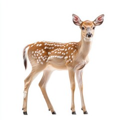 Deer isolated on white background