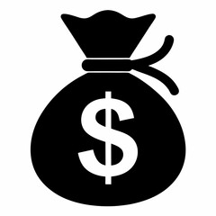 bag with dollar sign