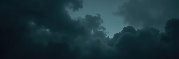 Spooky black cloud overlay with a Halloween theme, ideal for creating a eerie atmosphere in your designs, black clouds,  realistic smoke fog