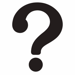 Naklejka premium question mark icon