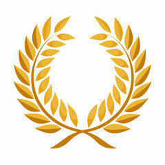 gold laurel wreath