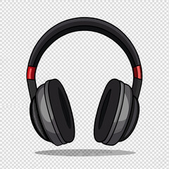 headphones isolated on white background