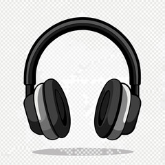 headphones isolated on white