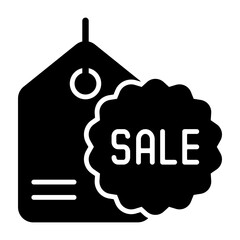 Sale Solid Solid Icon