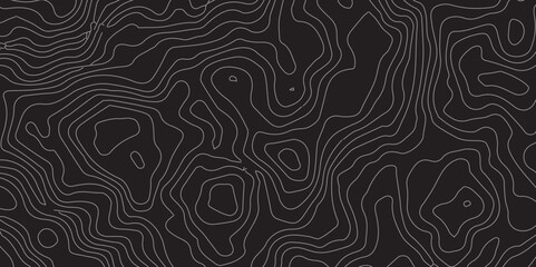Luxury Abstract Topographic Composition with Soft Wavy Line Mapping Over a Sleek Black Canvas, Ideal for Stylish Posters, Album Covers, or Digital Art Installations