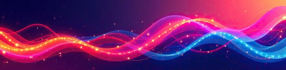 Vibrant and colorful abstract backdrop with dynamic wavy lines,  pattern,  dynamic