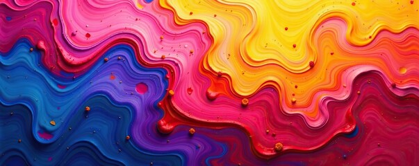 Vibrant and colorful abstract acrylic hand painted background,  canvas,  artistic