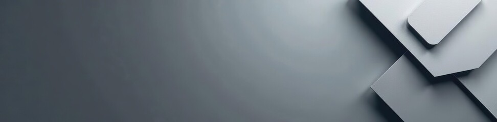 Sleek and minimalist modern gray background with geometric shapes,  abstract,  neutral