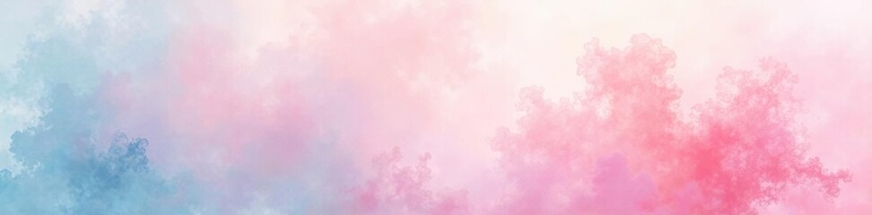Fototapeta premium Soft and dreamy watercolor background with pastel shades perfect for design projects, gentle, aesthetics