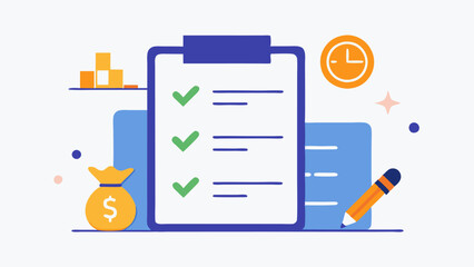 Checklist An illustrated checklist with items like Create Budget Pay More Than Minimum and Cut Unnecessary Expenses indicating actionable steps for debt management.