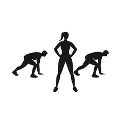 fitness, gym, workout, weightlifting, barbell, bodybuilding, strong, athlete, training, power, silhouette, man, strength, muscles, sports, gym icon, heavy lift, gym vector, fit, exercise, motivation, 