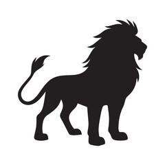 black Lion vector illustration